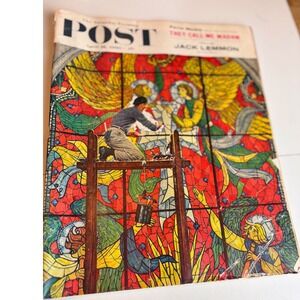 The Saturday Evening Post Magazine April 16 1960 Jack Lemmon Vintage Collectible